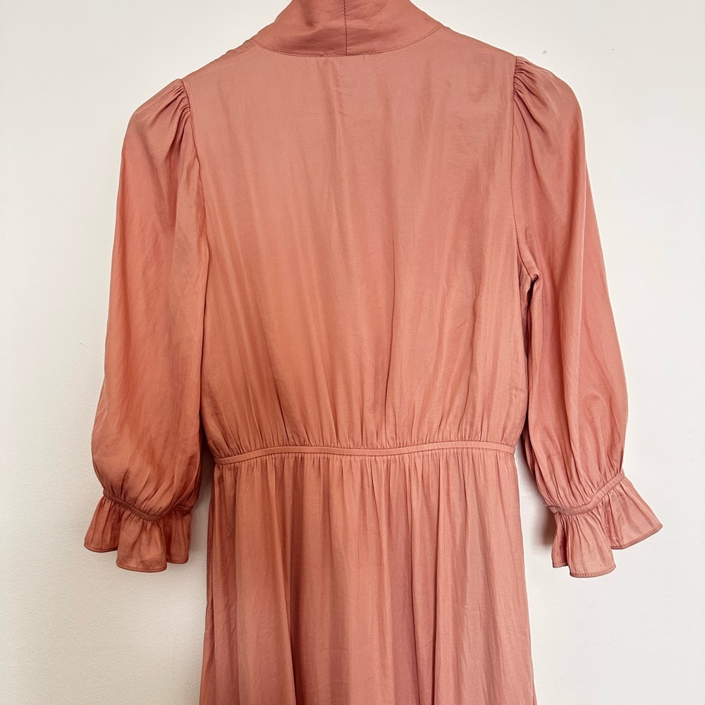 Skies Are Blue Blush Long Sleeve Dress - Picture 3 of 3